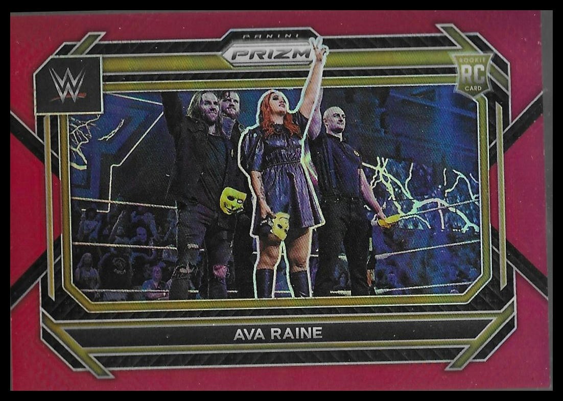 2023 Panini Prizm WWE #56 Ava Raine Red #/299