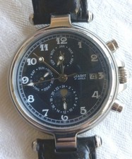 Stauer Noire Watch Mens Water Resistant To 5 ...
