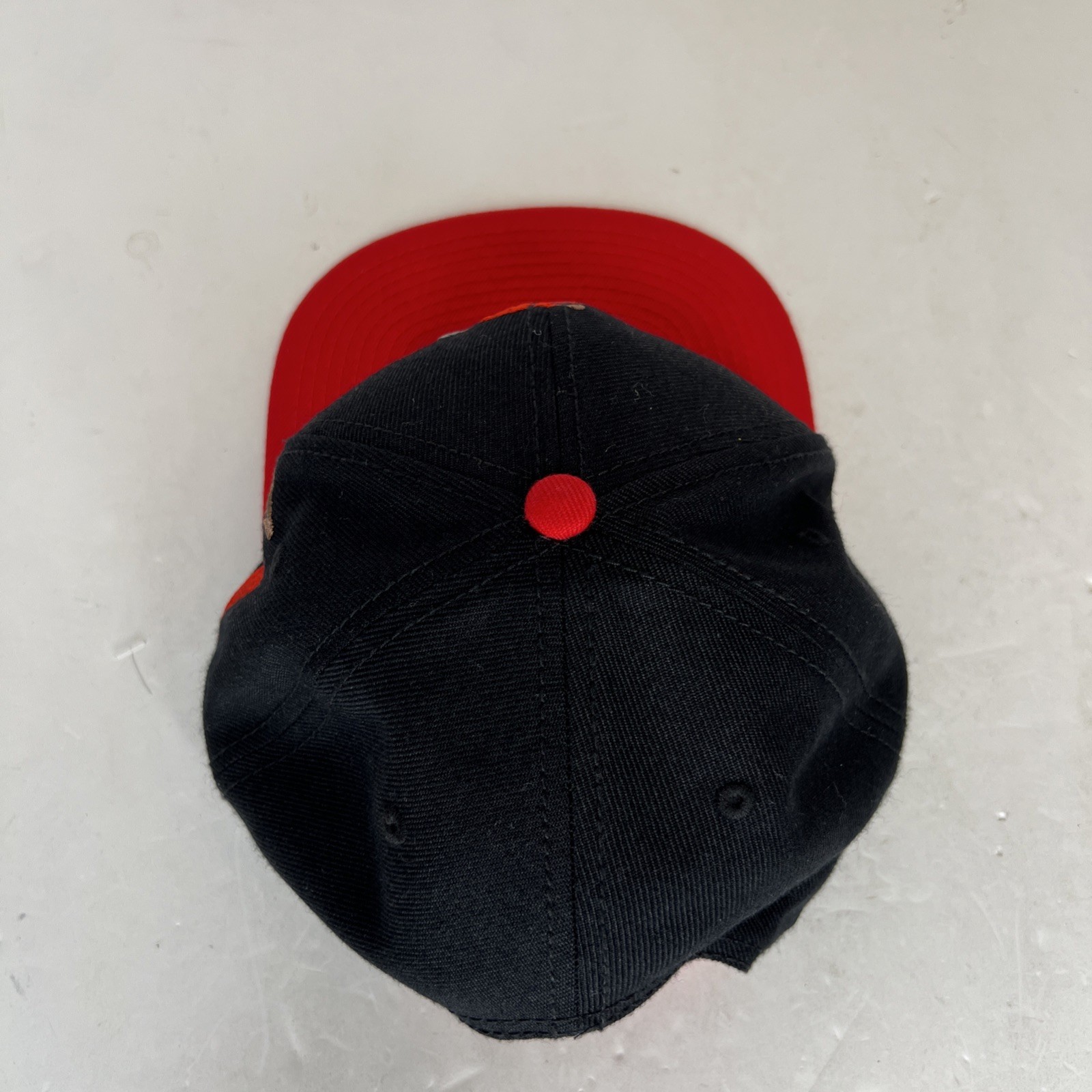 Marvel Deadpool Snapback Hat Red/Black Embroidere… - image 4