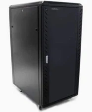 STARTECH 25U 36" Knock-Down Server Rack Cabinet With Casters Black RK2536BKF-REV