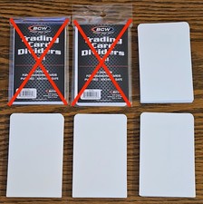 BCW Tall Trading Card Dividers x10-40
