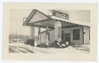 1940s Old Gas Station Pumps Coca Cola Signs Graphics VTG Photo