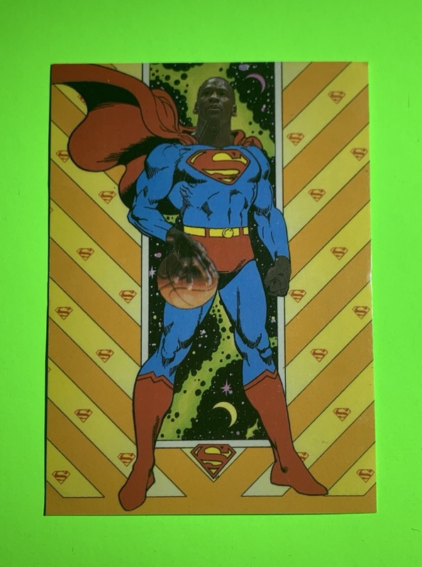 Michael Jordan Superman Card