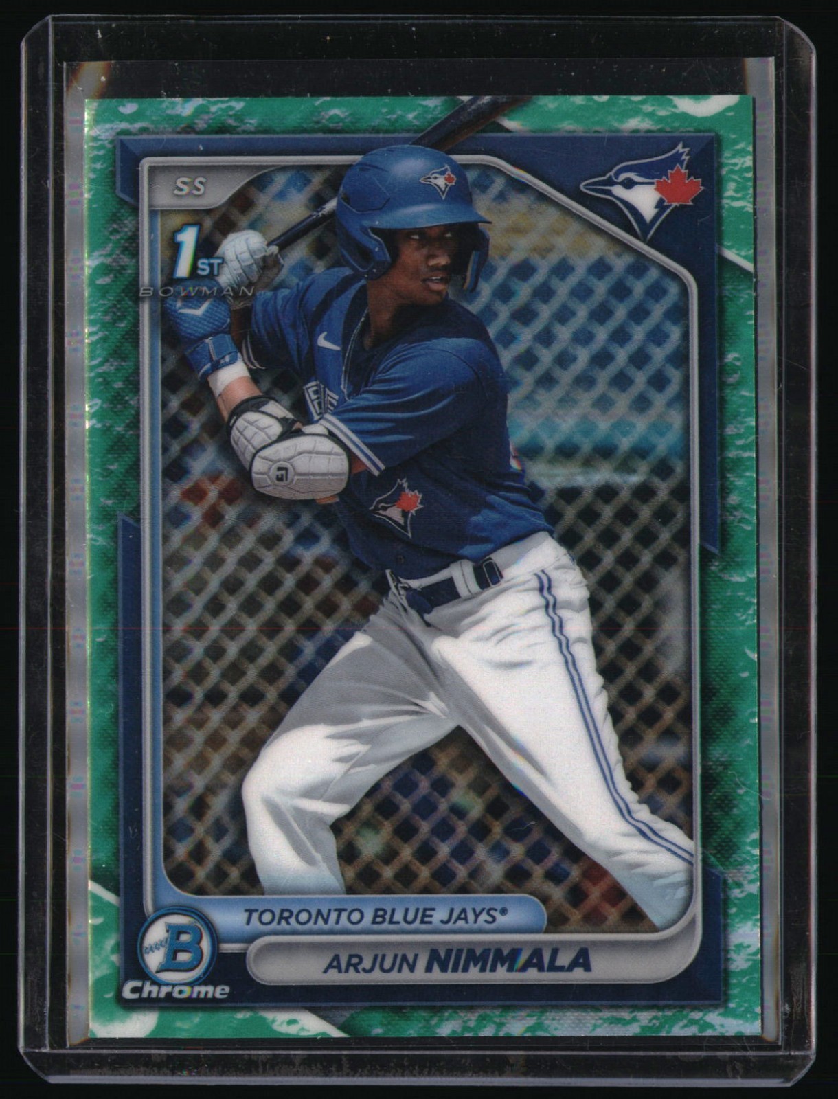 2024 Bowman Chrome Prospects #BCP-142 Arjun Nimmala 1st Bowman Toronto Blue Jays