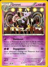Carte Pokémon GRORET 31/124 RARE XY Impact des Destins XY10 FR NEUF