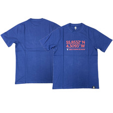 Image of Rangers Men's Blue T-Shirt (Size M) Castore Football Contemporary Top - New