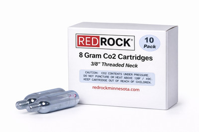 8 Gram Threaded CO  Cartridges   Industrial Grade   Case of 500