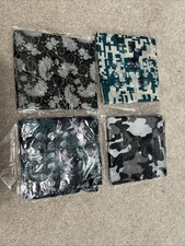 4 Pcs Tube Scarf Bandana Head Face Mask Multi-use Neck Gaiter Outdoor Cap