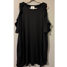 NWT Nadine West “Sheila Rose” Cold Shoulder Dress with Pockets Size XL