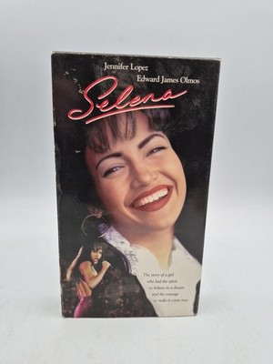 Selena 1998 VHS English with Jennifer Lopez Movie READ 