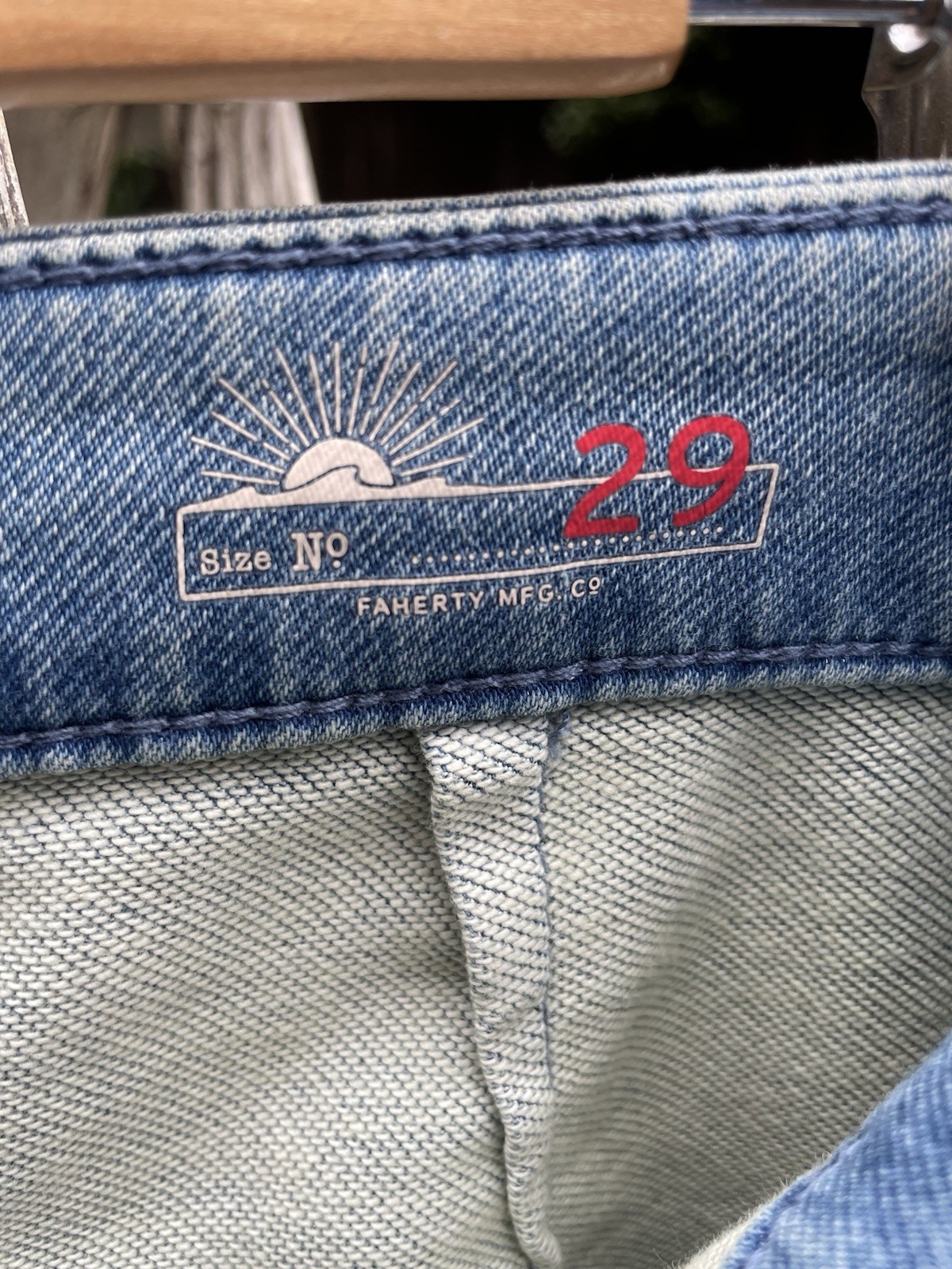 Faherty Stretch Terry Patch Pocket Pant Size 29 E… - image 6