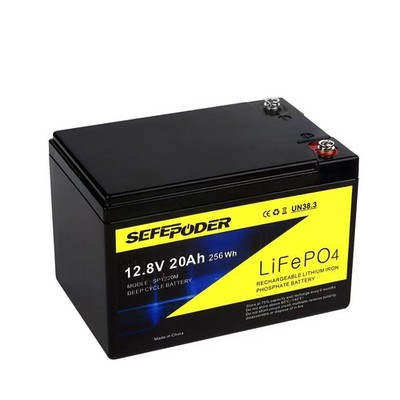 SEFEPODER 12V 20Ah Lithium LiFePO4 Deep Cycle Battery, 4000 Cycles... 