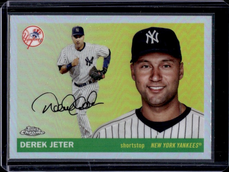 2025 Topps Chrome Platinum Derek Jeter Refractor #458 New York Yankees