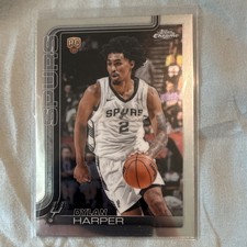 ROOKIE 2025 Topps Chrome Dylan Harper #252 San Antonio Spurs NBA Basketball