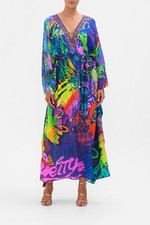 Camilla Mother Earths Army Split Hem Lace Up Kaftan One Size