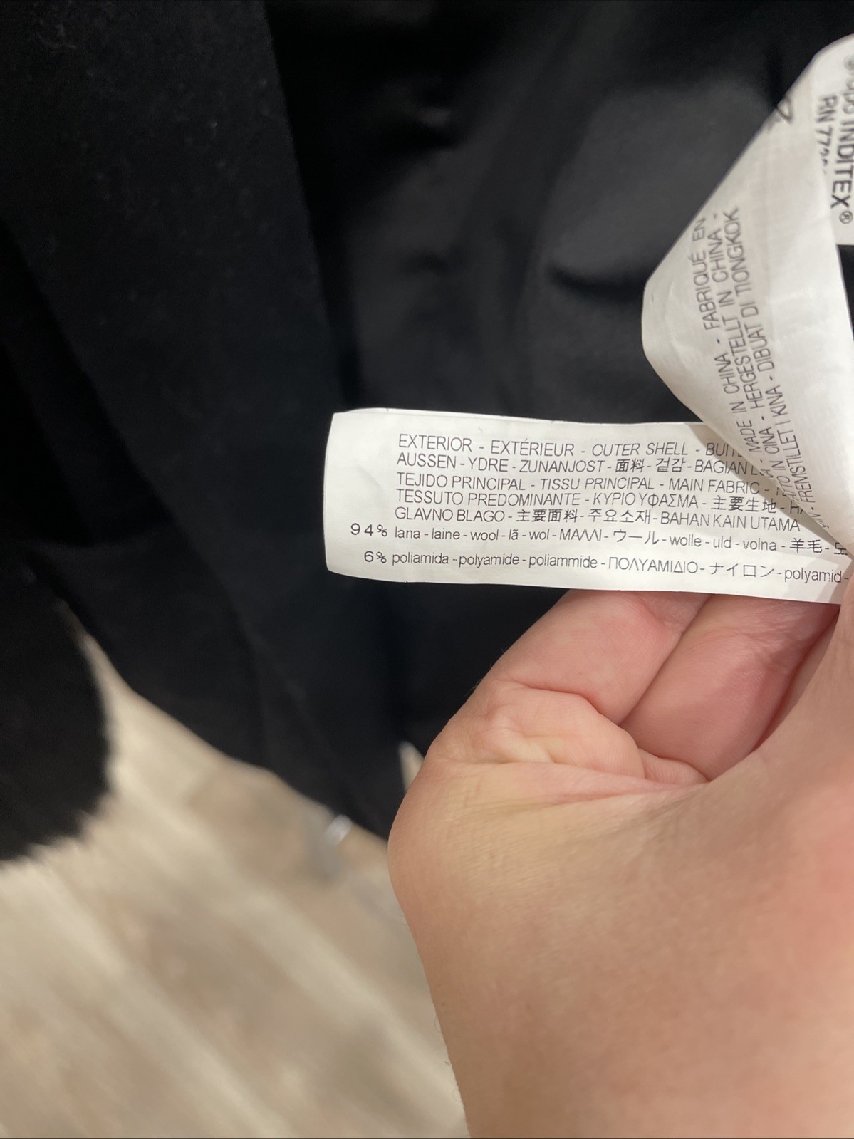 Zara Basic Collection Black Wool Blazer Jacket Fa… - image 10