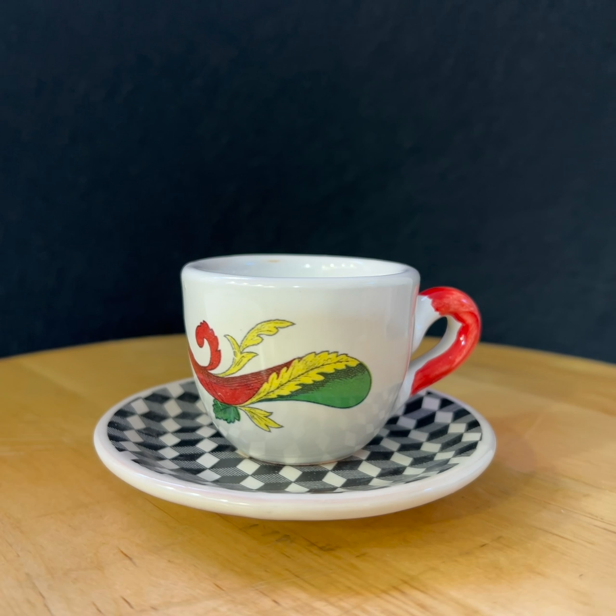 Set Di 4 Tazze In Ceramica Elanze Designs Color Pop Green - Capienza