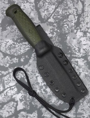 KYDEX SHEATH for MORA KANSBOL KNIFE, HAND MADE, DROP CLIP, MORA345