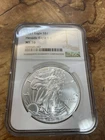 NGC MS 70 2021 Heraldic Eagle Type 1 .999  Silver 1 Oz Coin #251