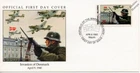 1940 GERMAN ARMY INVASION OF DENMARK / Ju-87 Stuka Aircraft WWII Stamp FDC