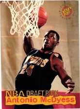 1995-96 TOPPS STADIUM CLUB ANTONIO MCDYESS ROOKIE #2 $0.99 VALUE BOX