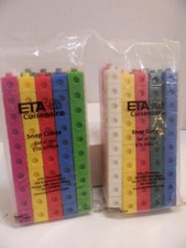Learning Home School Cuisenaire Snap Cubes Math Counting Set of 200 ETA 30500A
