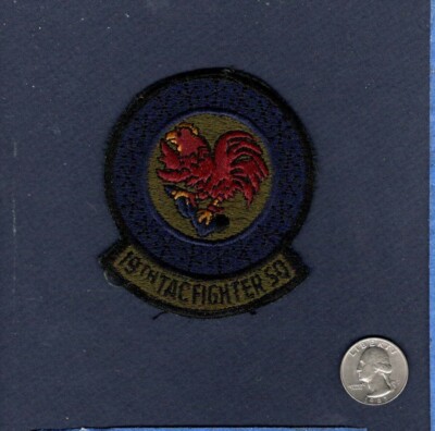 19. TFS USAF F-15 EAGLE Subdued TAC Fighter Squadron Abzeichen