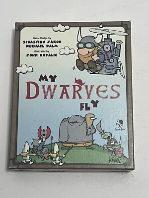 My Dwarves Fly Card Game Pegasus Press John Kovalic 2004 - Very Good / Complete