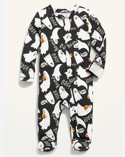 Old Navy Halloween 2-Way-Zip Sleep Play Footed One-Piece Size NB 0-3 3-6 Month