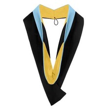 Endea Graduation Bachelors Hood For Education - Light Blue/Gold/Black