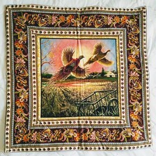 Handmade Quilted Beautiful Table Runner Topper Autumn Mat Stitched 19 x 19