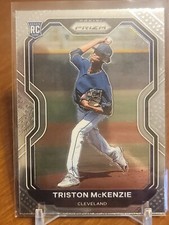 2021 Panini Prizm Base Tier I Triston McKenzie #25 Cleveland Indians RC