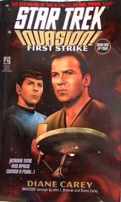STAR TREK: INVASION: First Strike, Diane Carey, US pb 1996 (9780671540029)