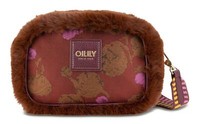 Oilily Xion Shoulder Bag Schultertasche Tasche Decadent Chocolate Braun Pink Neu