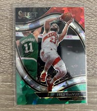 2020-21 Select Fred Vanvleet Courtside Red White Green Cracked Ice Prizm #231