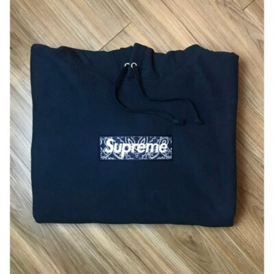 Supreme Bandana Box Logo Hooded Sweatshirt