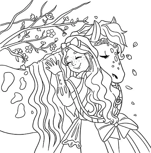 Princess Coloring Book For Kids Ages 4-8 9-12 13 Coloring Books for Kids - Picture 7 of 9