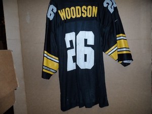 PITTSBURGH STEELERS FOOTBALL JERSEY - 26 - ROD WOODSON - 1XL - XL
