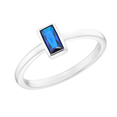 Anello Brosway Donna Fancy Kate in Argento con Zircone Verde Acqua FAG20