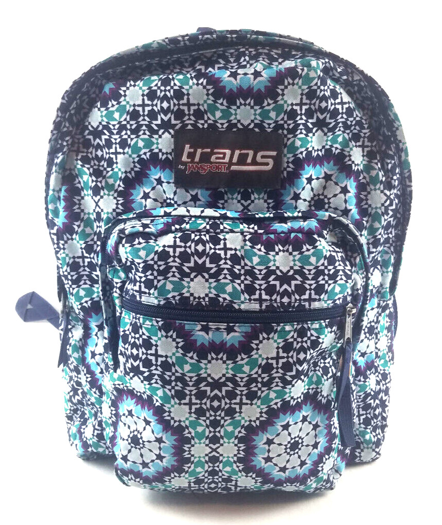 Trans by JanSport Supermax Backpack Kaleidoscope Blu… Gem