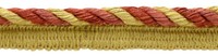 Twisted Rope Cord Mit Lip Trimschnur F45 Terracotta Beige [24 Yards]