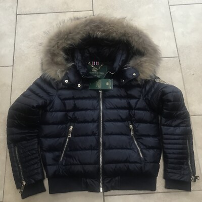 BNWT Holland Cooper Vancouver padded coat Ink Navy size  UK