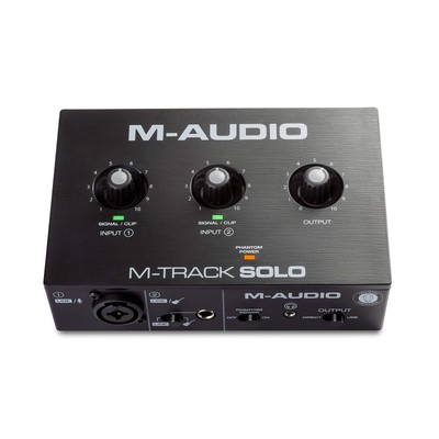 M-Track Solo   USB Audio Interface for Recording, Streaming and Podcasting wi...