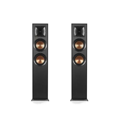 Klipsch Reference R-625FA Floorstanding Speaker, Black, Pair #R-625-FA 2
