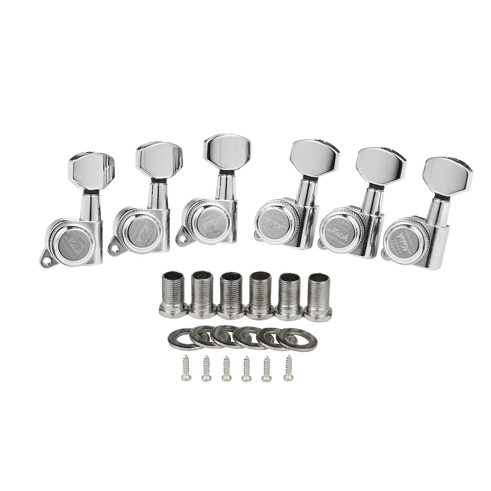 KAISH Guitar Locking Tuners 18:1 Locking Tuning Machines for Strat/Tele ...