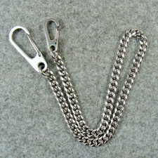 Steel Fob Pants Chain Bag Wallet Chains Keychains  Snap Clasps, 18.5 INCHES
