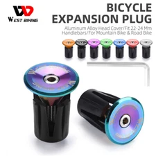 WEST BIKING Bicycle Gips Expansion Plugs Cover Bar End Cap Bike Bar End Plugs