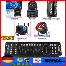 DMX Controller 192CH Konsole Für Lichtpult Party DJ Disco Moving Head Licht