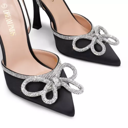Traumpaar Damen Hochzeitspumps Stilettos hoher Absatz spitze Zehenpartie Pumps Schuhe - Bild 11 von 25