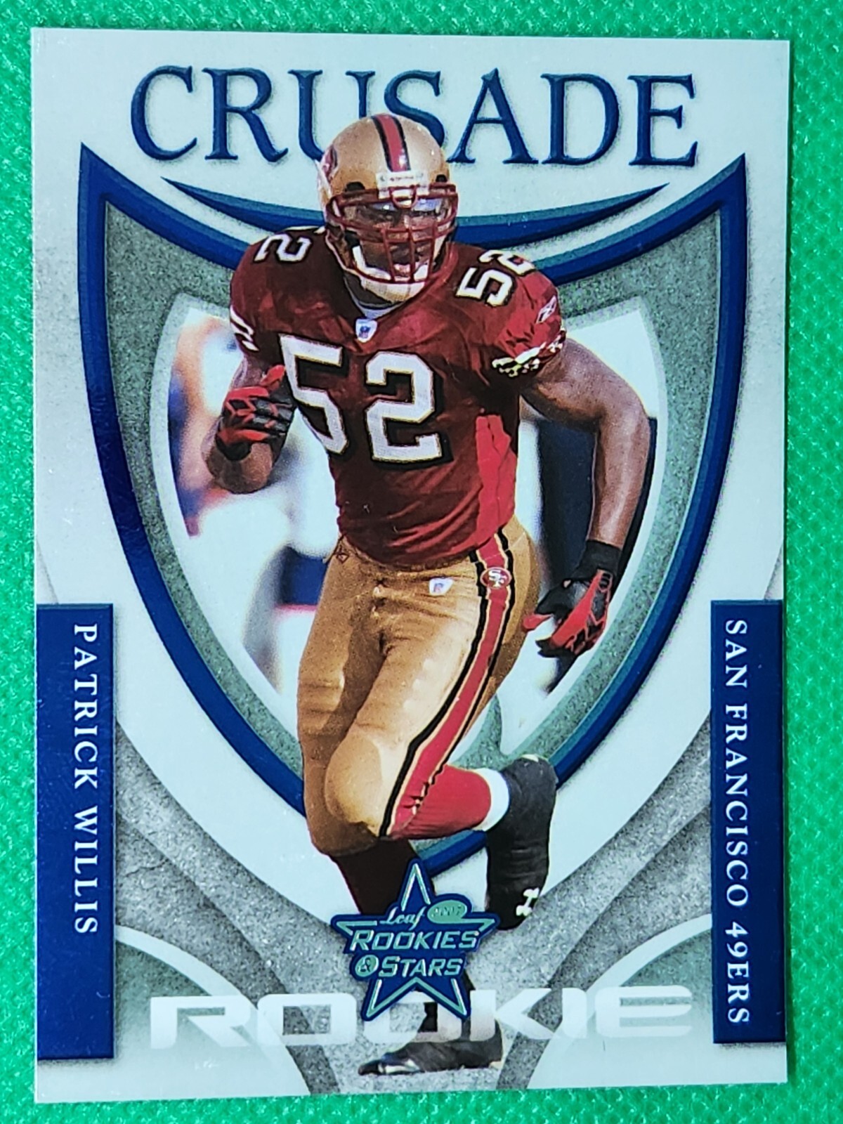 Patrick Willis Leaf Rookies & Stars Rookie Crusade #RC29 Blue
